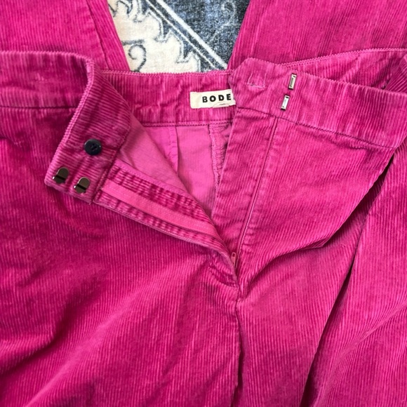 Boden Kew Corduroy Straight Leg Pants In Cherry Jam Pink Women’s Size 20-22 Reg - Picture 7 of 9